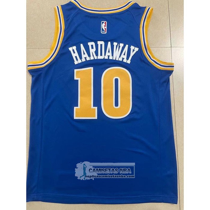 Camiseta Golden State Warriors Tim Hardaway NO 10 Classic 2022-23 Azul
